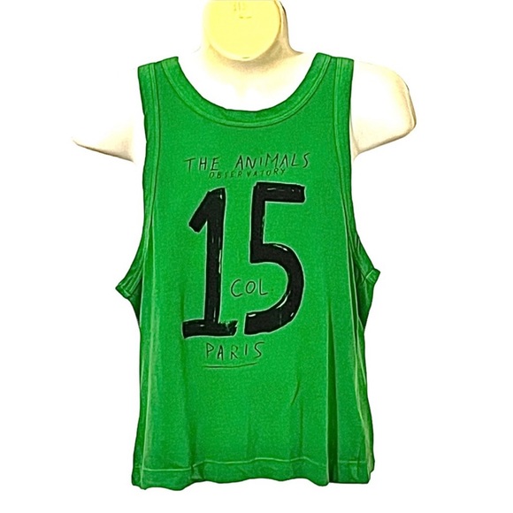 Kids The Animal Observatory Be Animal Green Tank Top - Picture 4 of 11